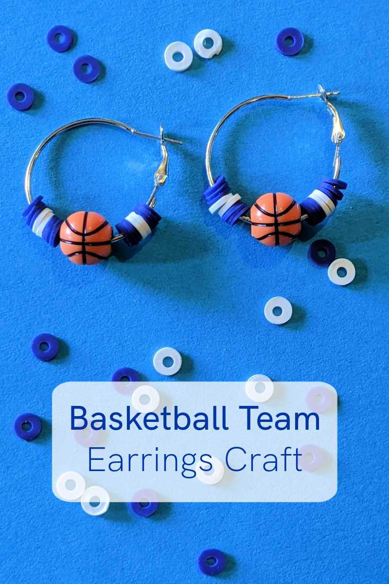 This easy basketball team earrings craft is made with simple supplies and can be personalized with your favorite team's colors. 