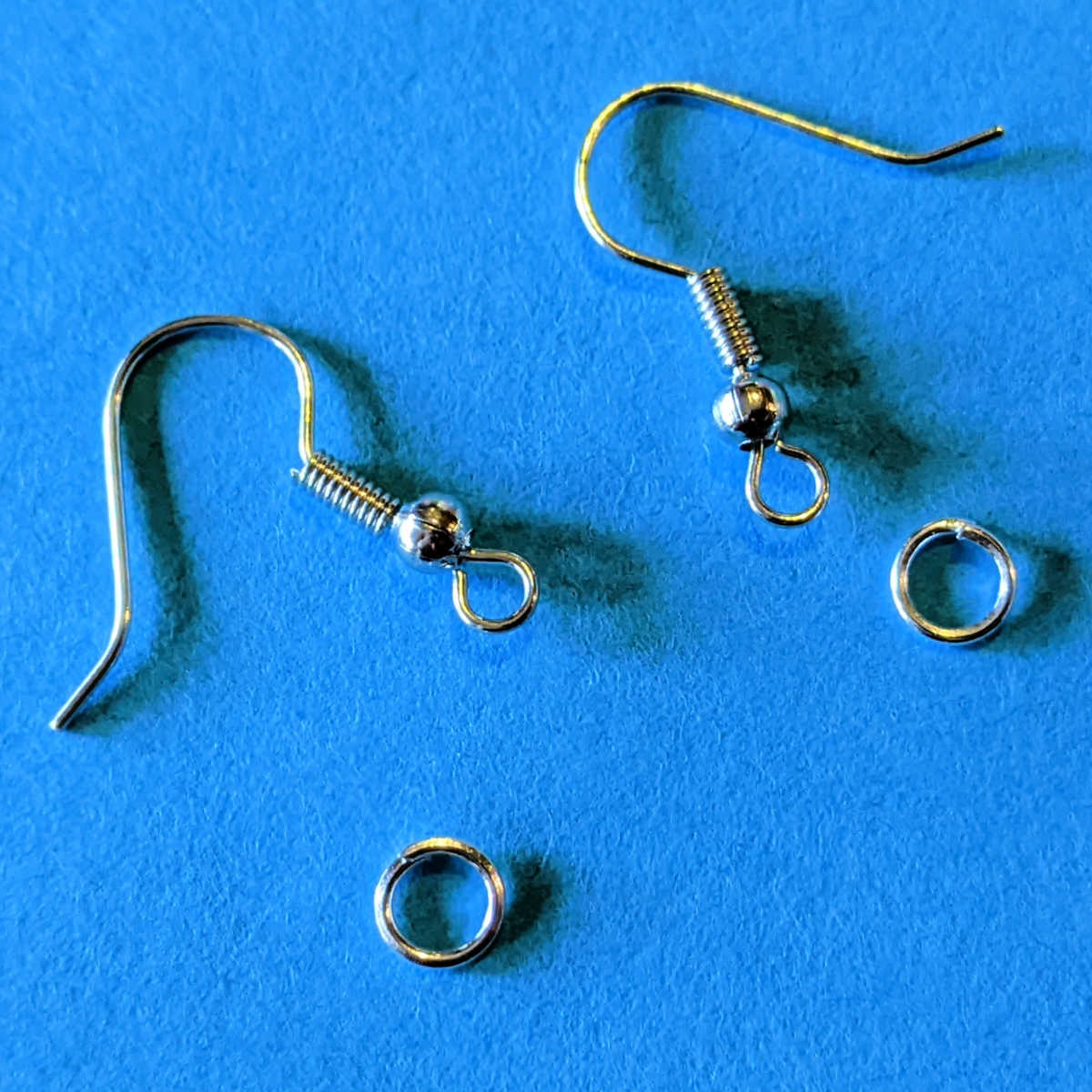 earring fish hooks and jump rings