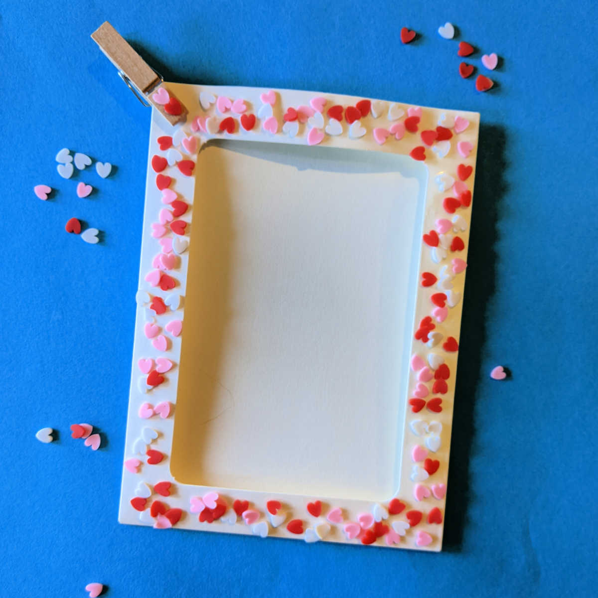 easy valentine frame craft