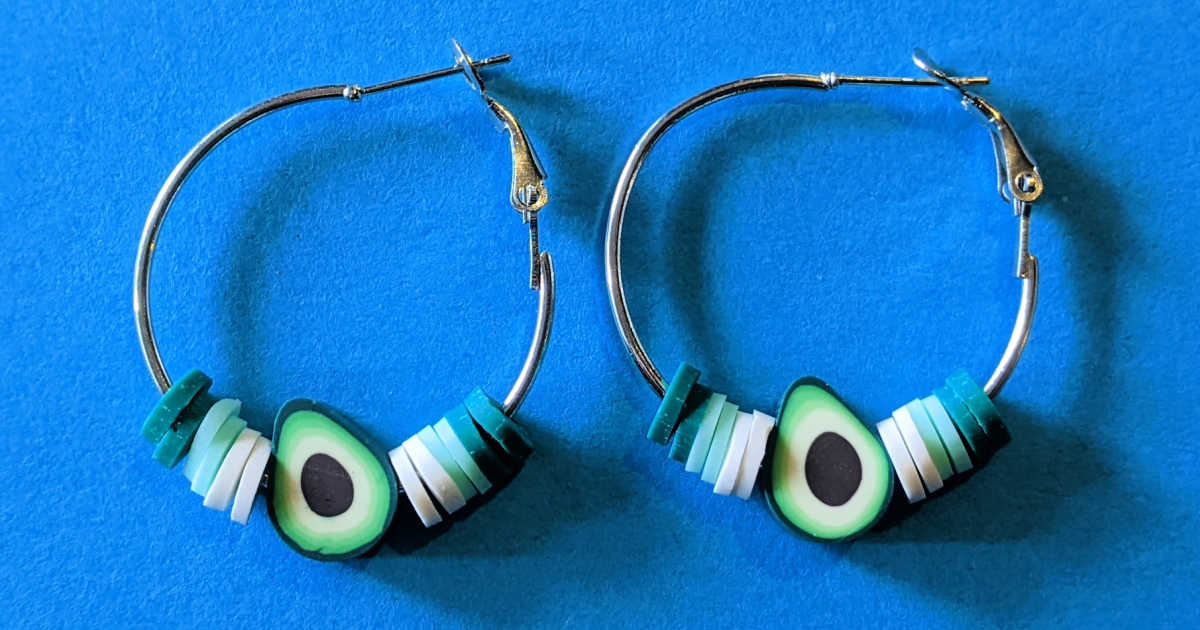 feature easy avocado hoop earrings craft