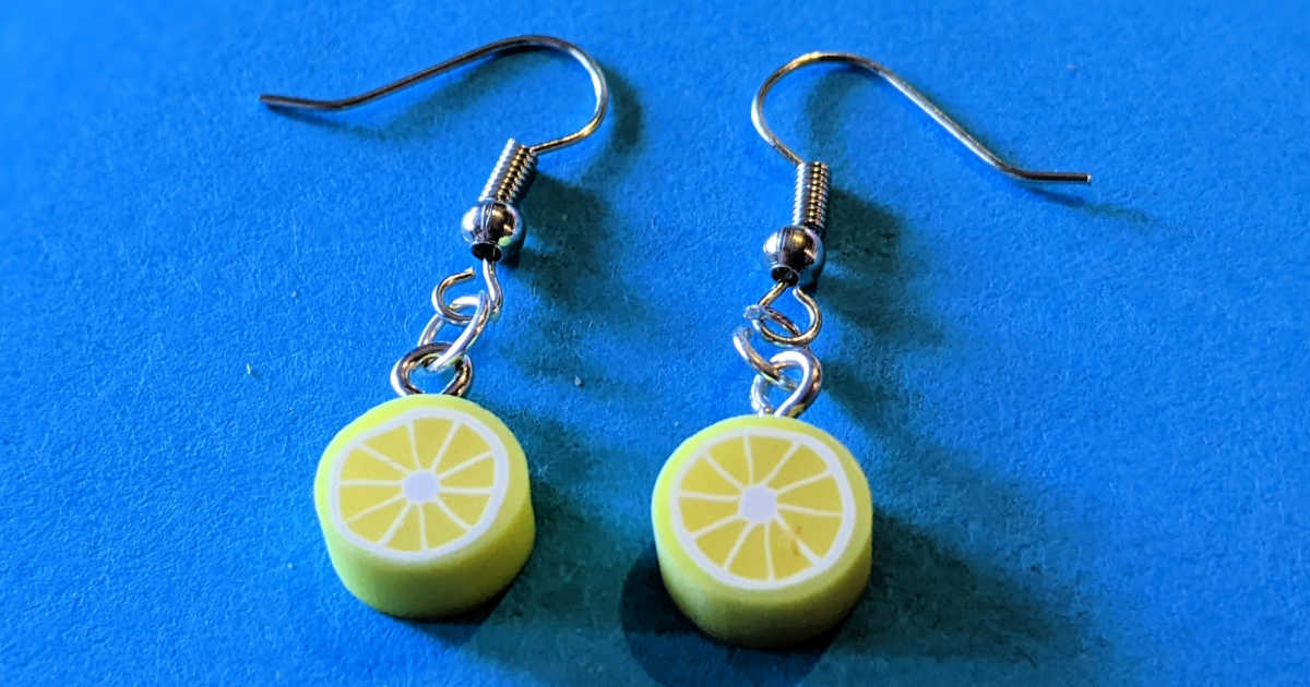 feature lemon drop earrings
