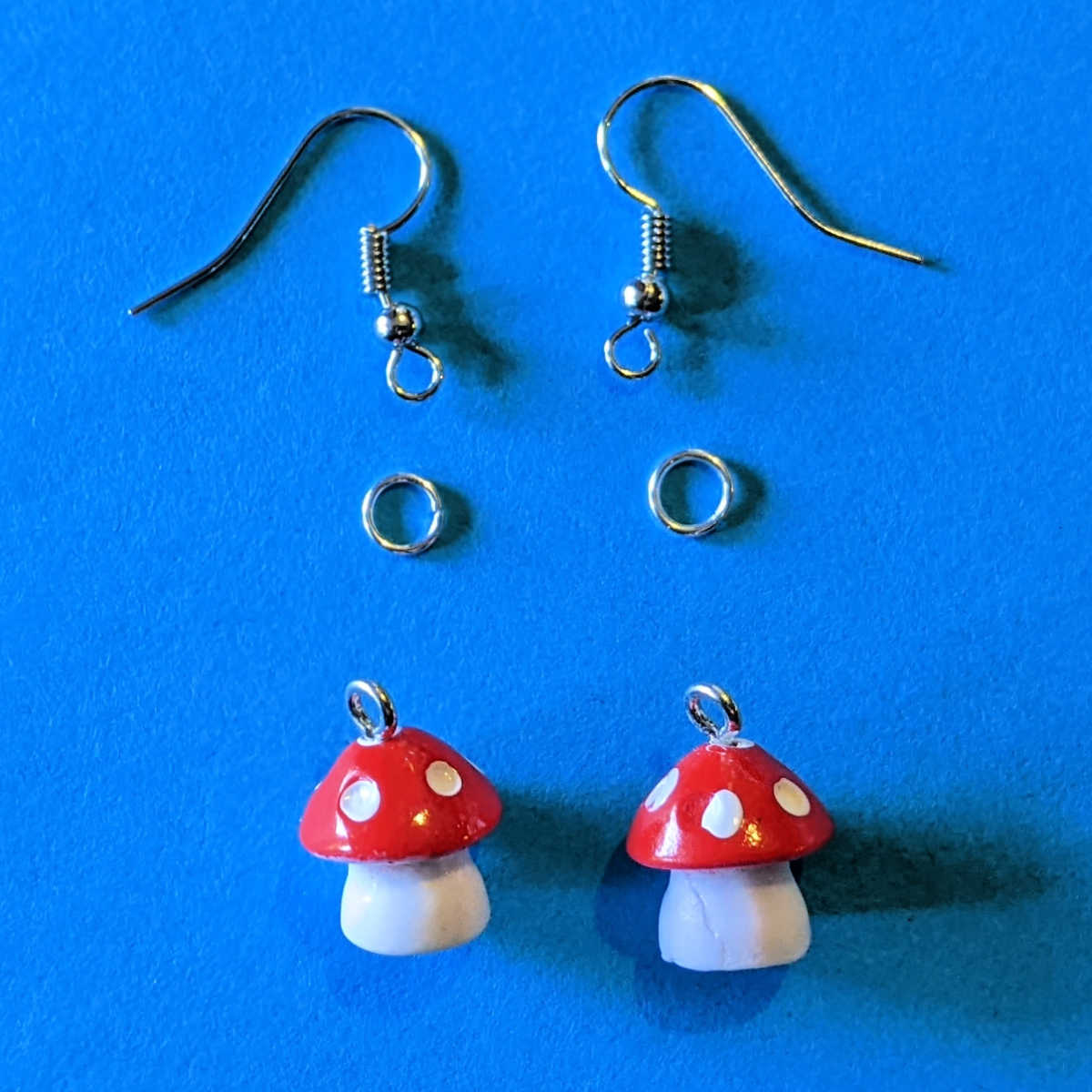 french hooks jump rings and charms