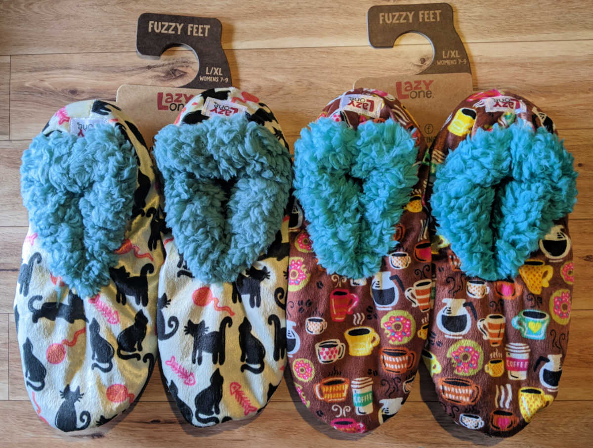 fuzzy feet slippers