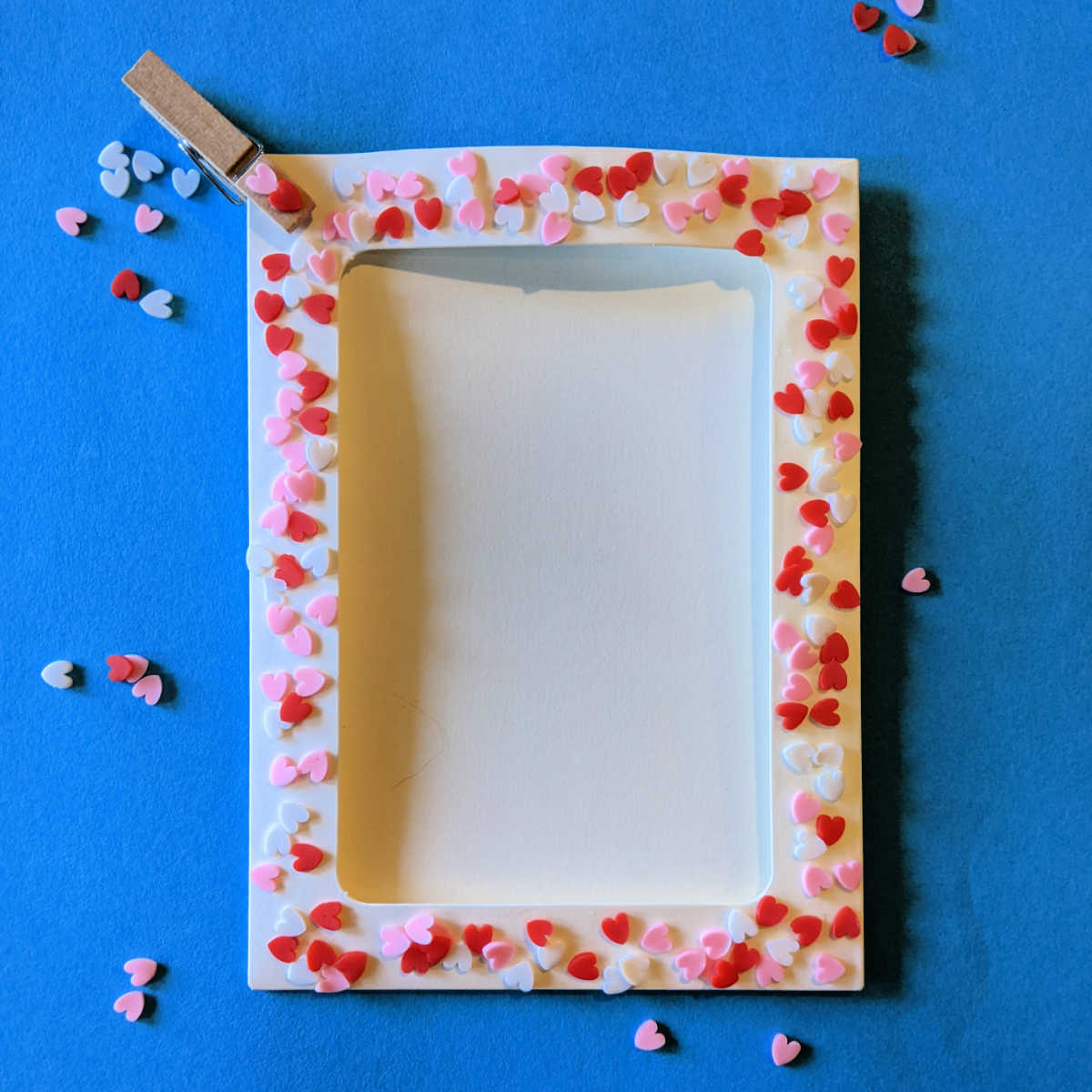 heart picture frame craft