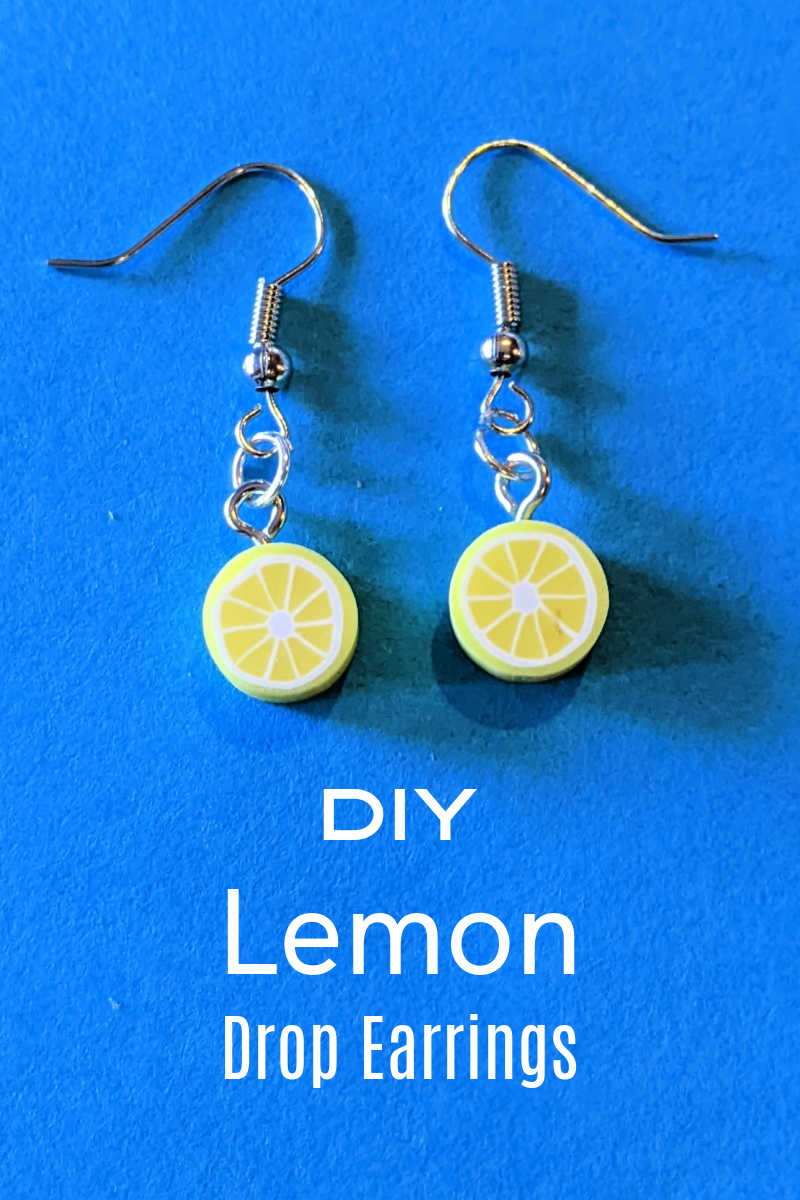 This lemon drop earrings craft is perfect for beginner jewelry making or for anyone who wants a quick and easy DIY project.