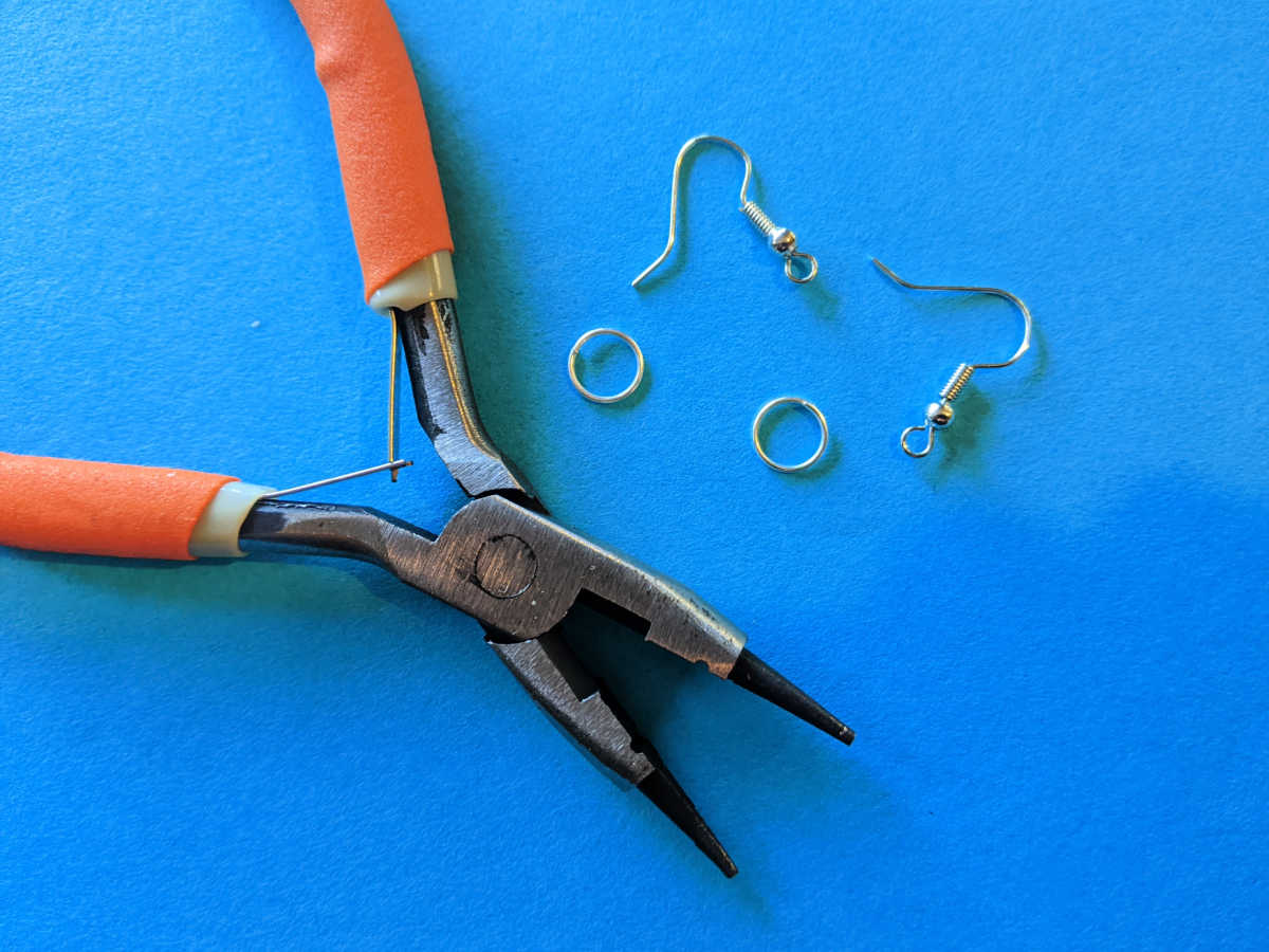 pliers jump rings ear hooks