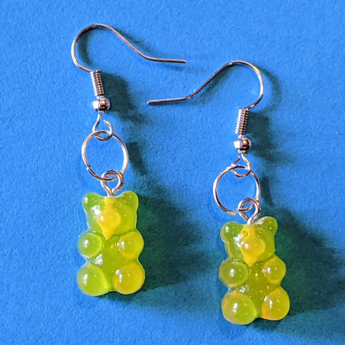 diy gummy bear earrings craft