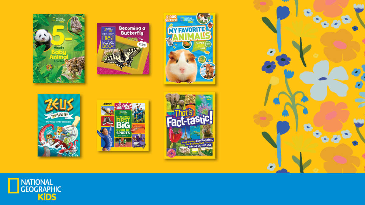 Parents and grandparents will want to buy one of more of these awesome Spring Books for Kids from National Geographic Kids.