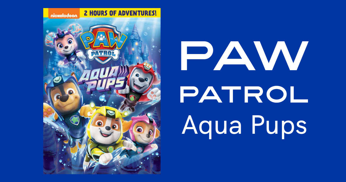 feature paw patrol aqua pups