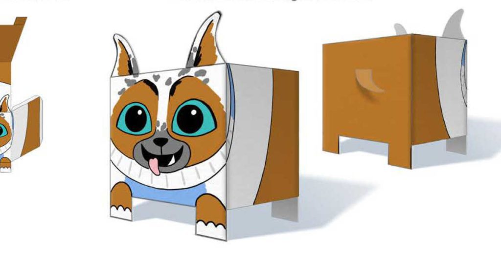 Printable Puss in Boots Paper Perrito Dog Craft Mama Likes This