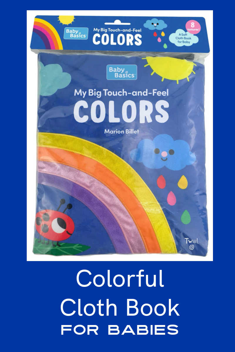 Baby Basics: COLORS cloth book by Marion Billet is a great way to introduce your baby to the beautiful world of colors.