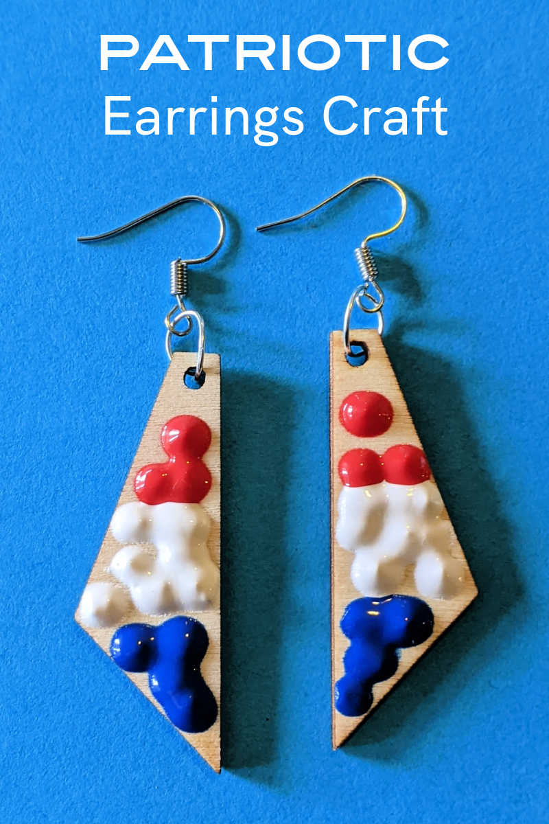 patriotic earrings craft
