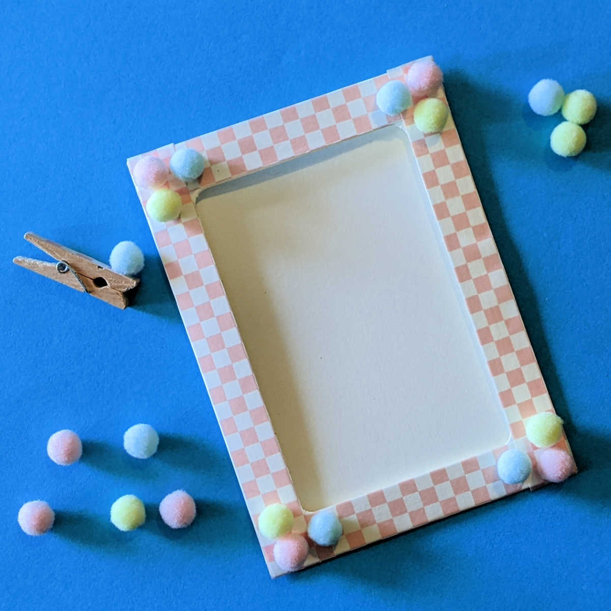 easter picture frame washi craft