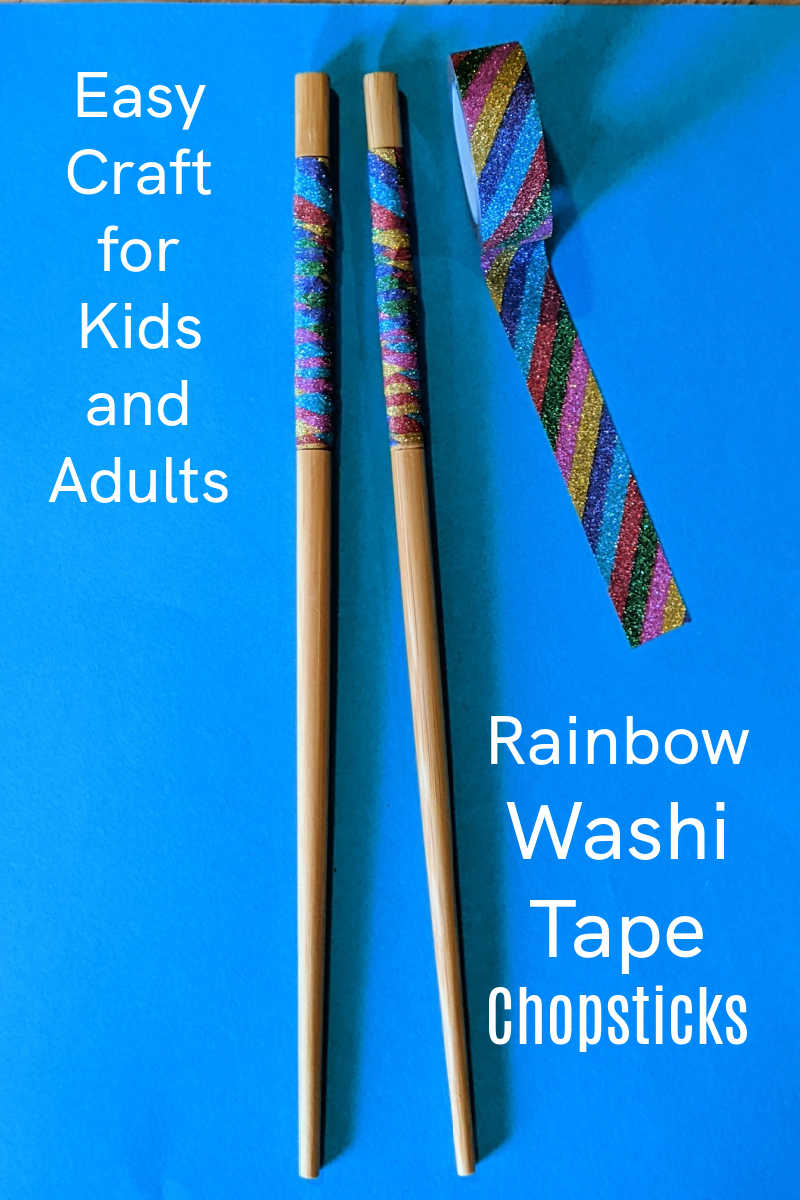 Easiest Rainbow Washi Tape Craft Ever! - I Heart Crafty Things