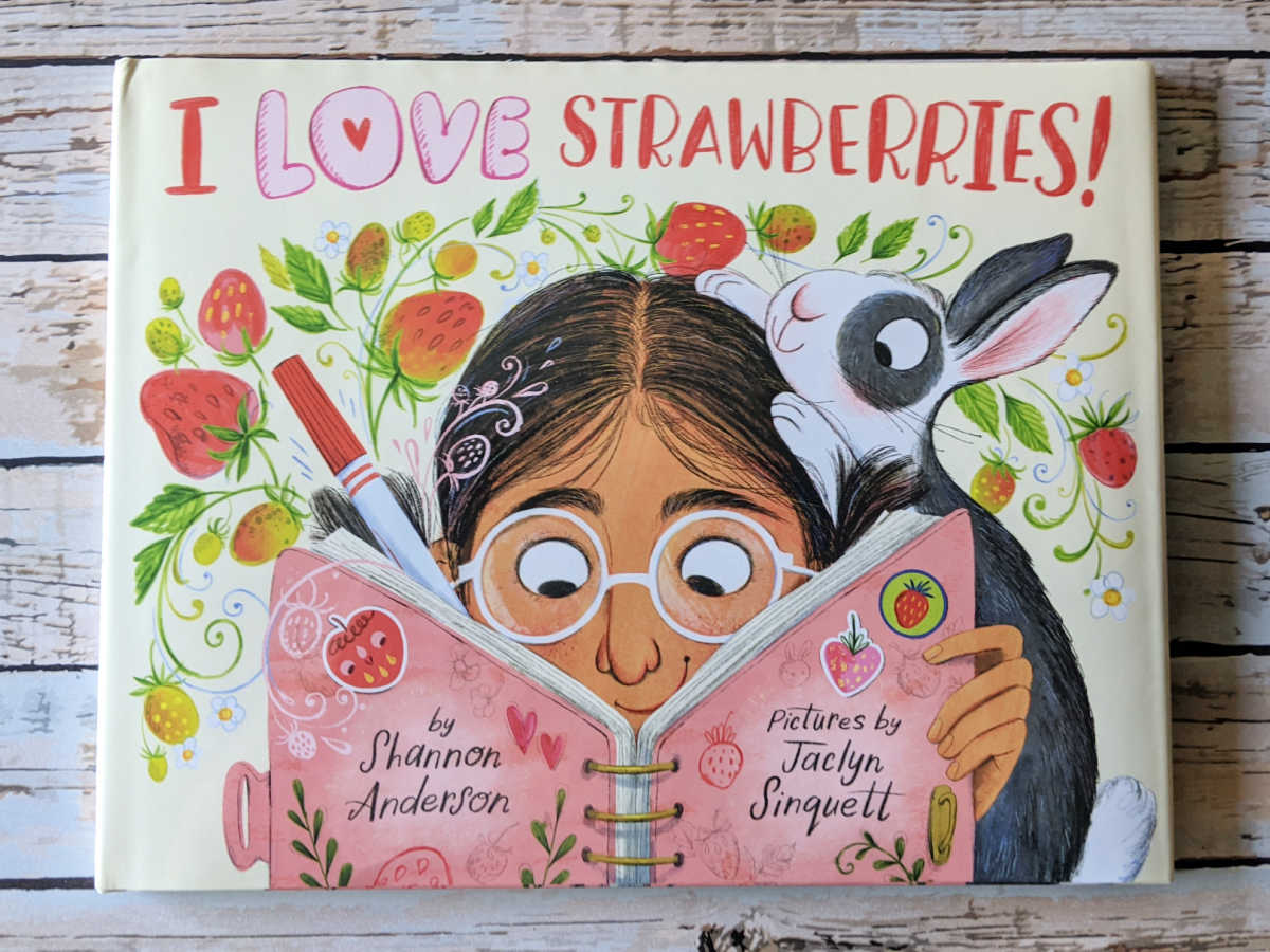 illustrated i love strawberries book