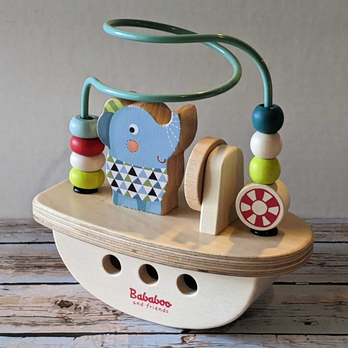 lolos boat bababoo wood toy