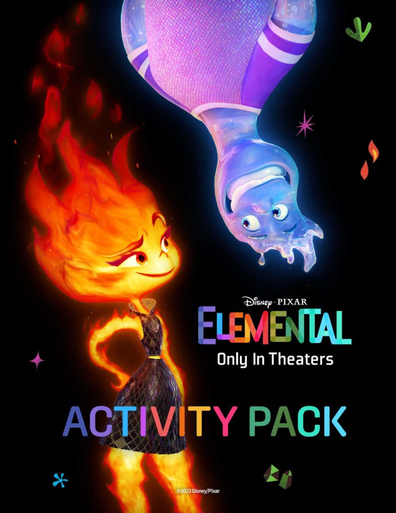 Free Printable Disney Elemental Activity Pages - Mama Likes This