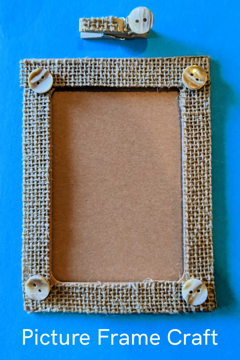 Framed Burlap and Book pages project