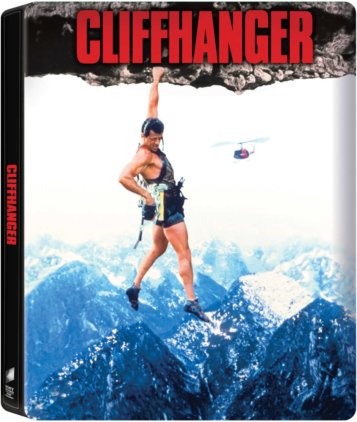 Celebrate the 30th anniversary of the classic action film Cliffhanger with this special SteelBook edition.