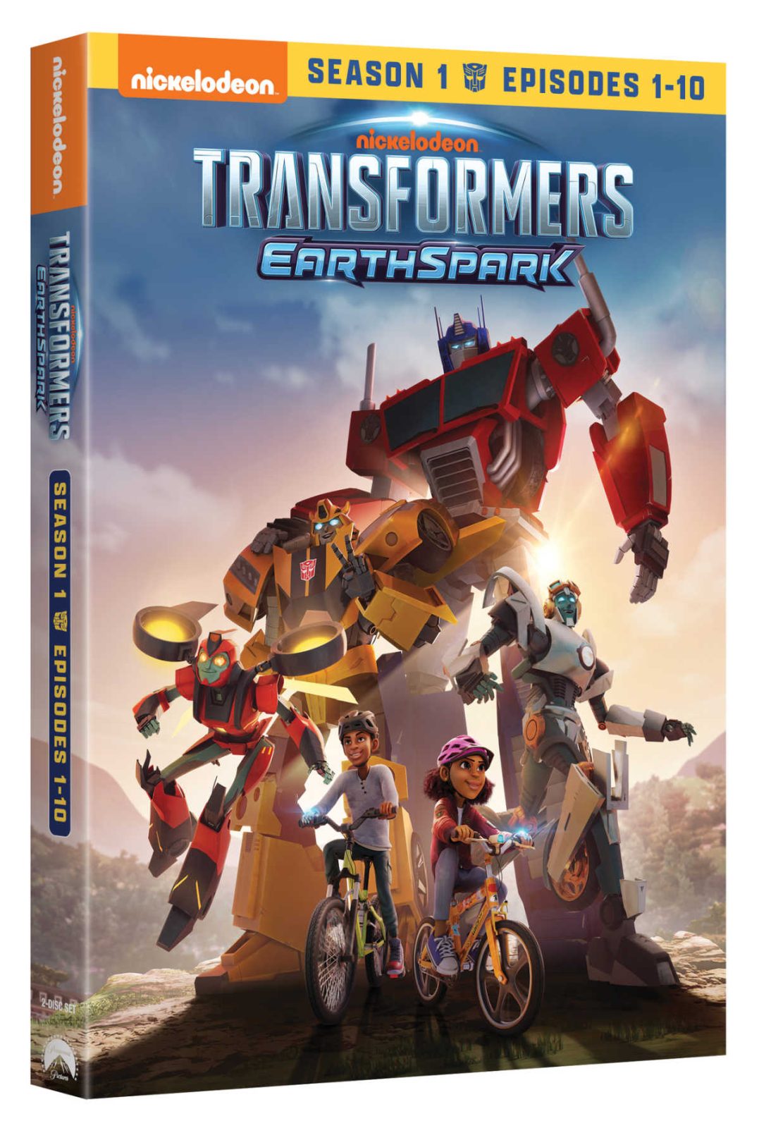 The Transformers EarthSpark two disc DVD set is the perfect gift for any child who loves action, adventure, and robots.