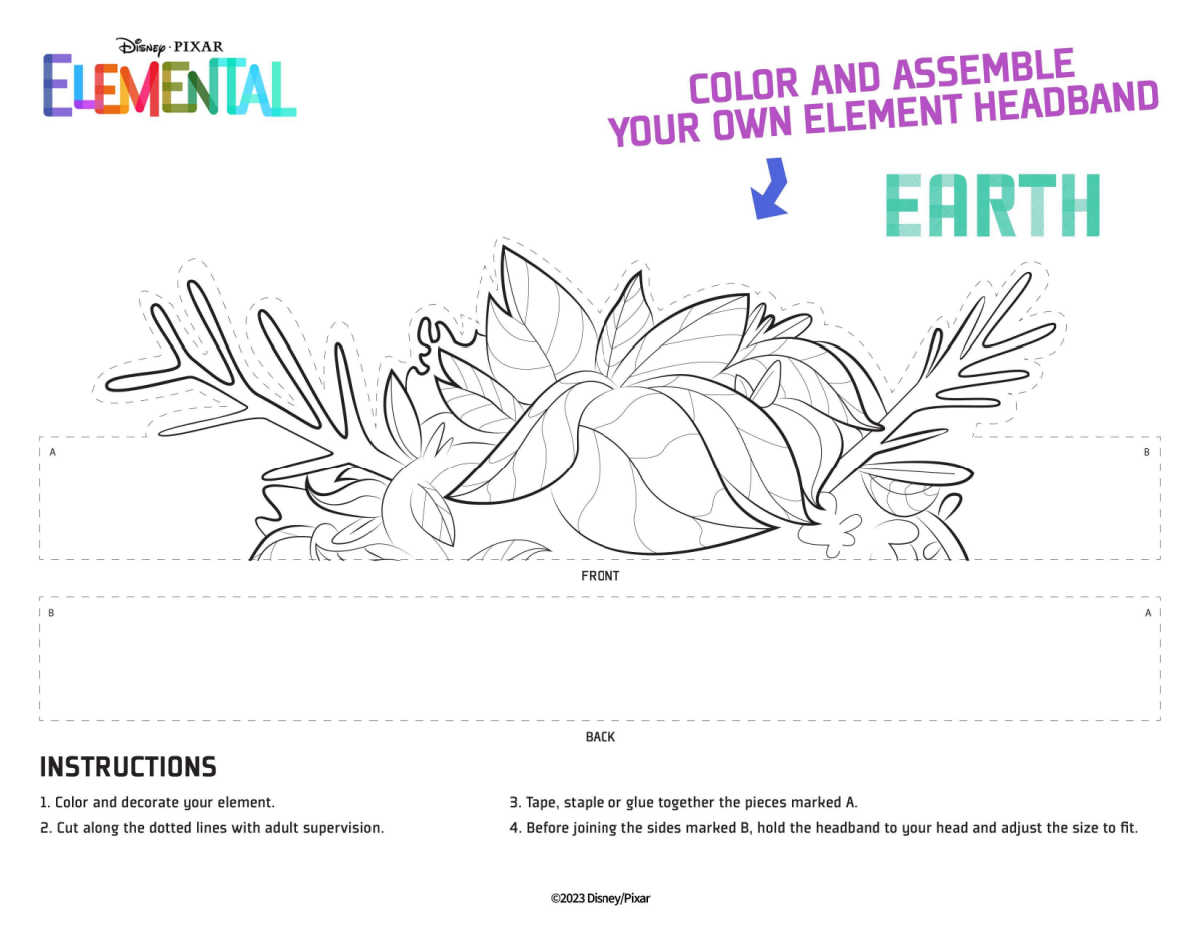 earth element headband