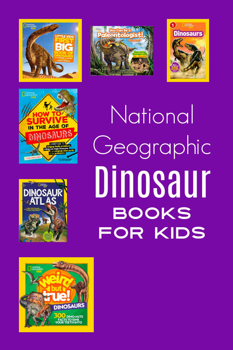 National Geographic Kids has a wide variety of illustrated, fact-filled dinosaur books for kids of all ages, from toddlers to tweens.