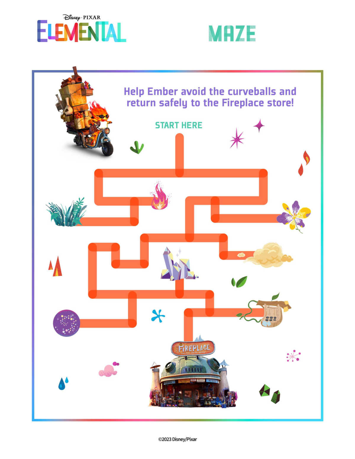 Free Printable Disney Elemental Activity Pages Mama Likes This