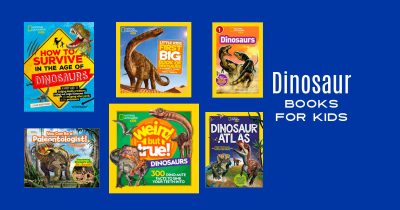six dinosaur books for kids