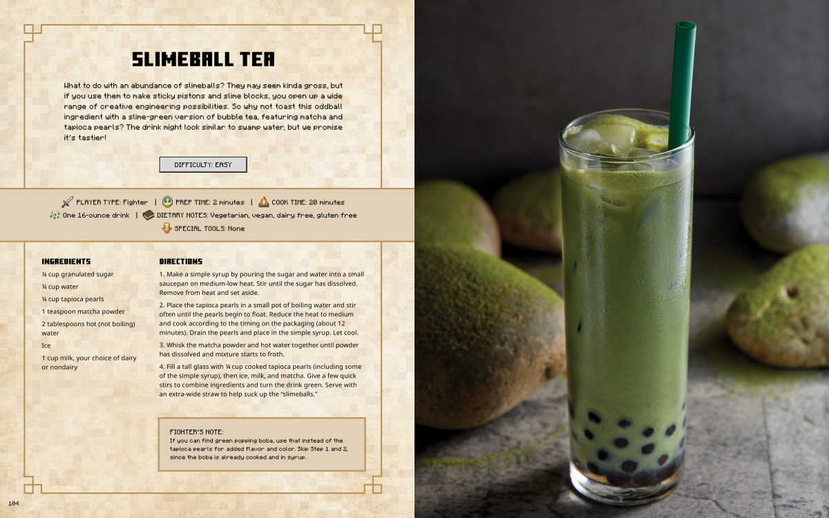 slimeball tea minecraft drink