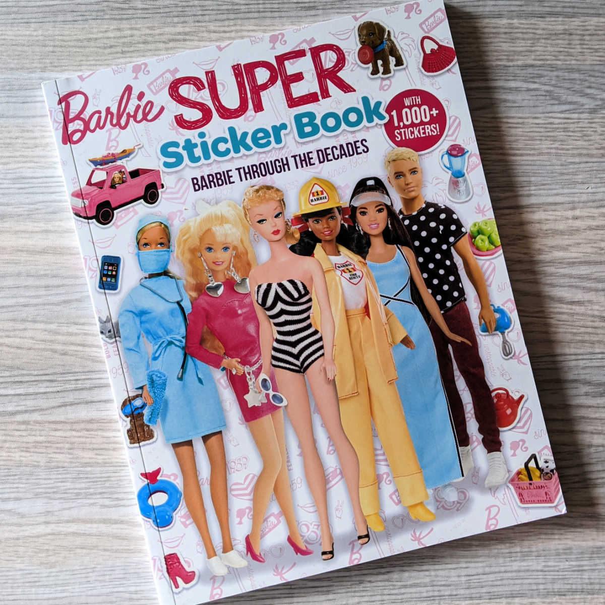 barbie super sticker book