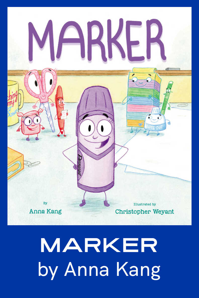 Marker is an empowering new picture book from the creative team of author Anna Kang and illustrator Christopher Weyant.