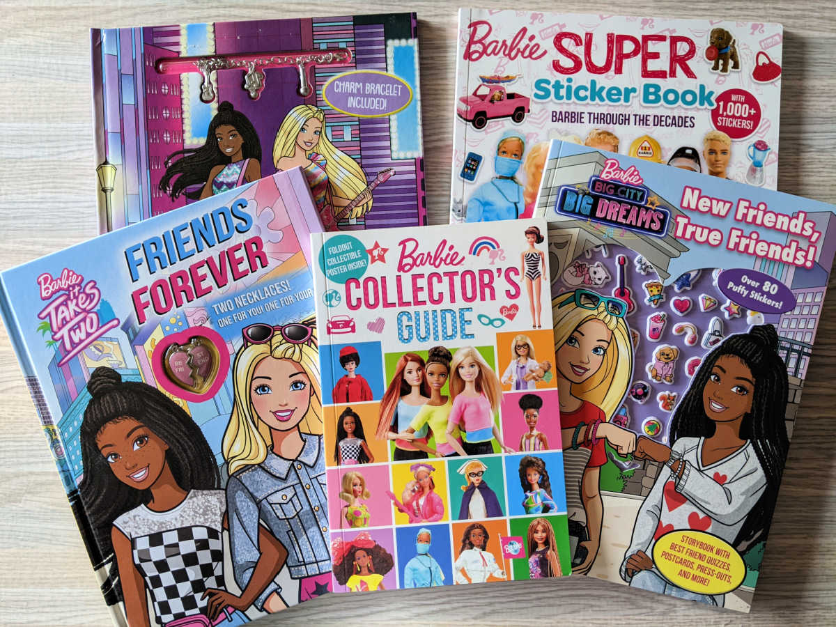 various barbie books for kids