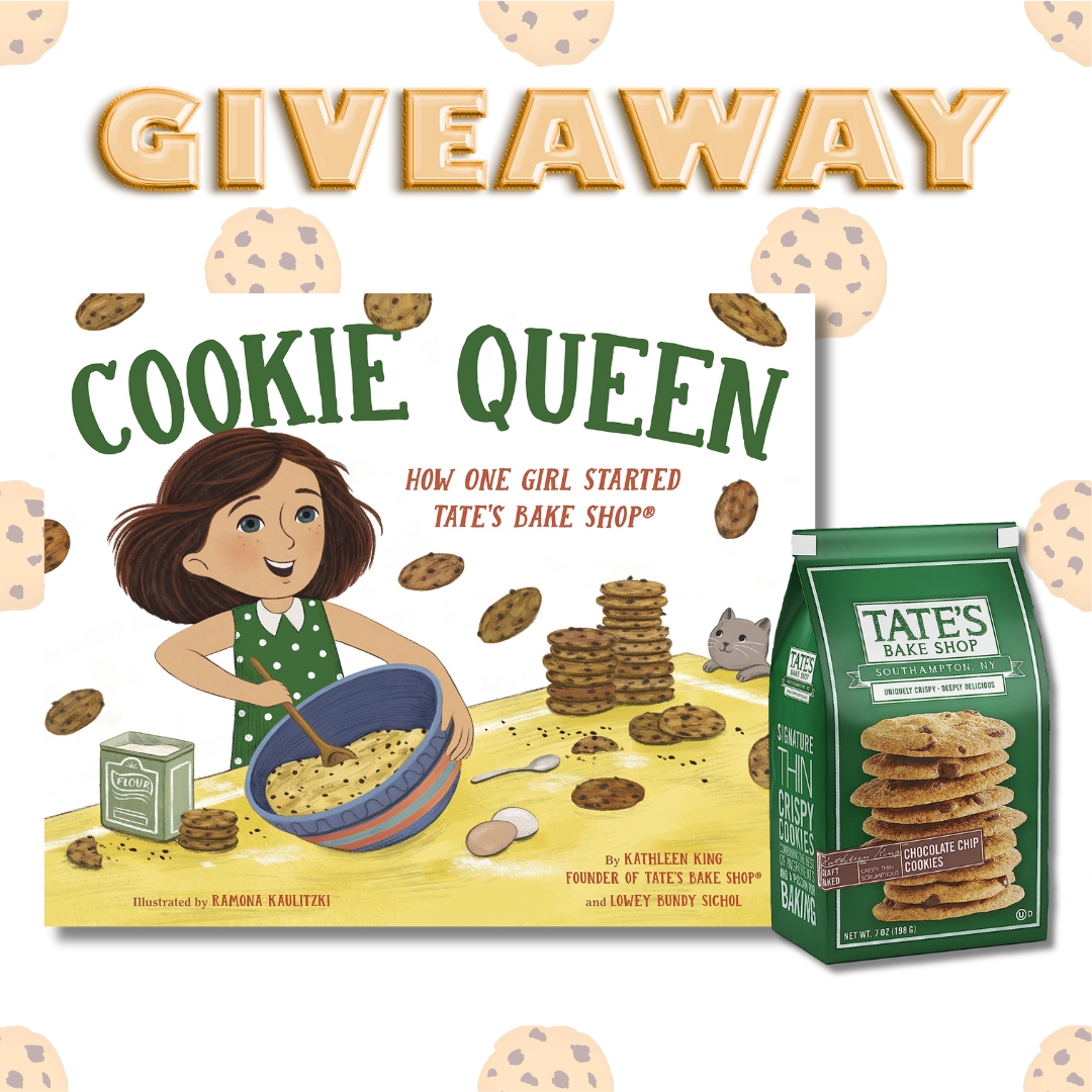 Cookie Queen book and Tates Bake Shop cookies