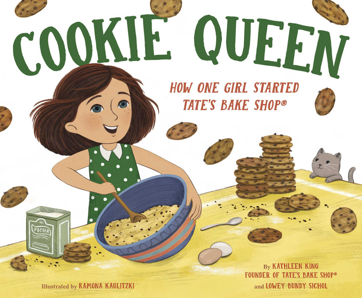 The hardcover picture book Cookie Queen: How One Girl Started Tate's Bake Shop is a heartwarming and inspiring story that is sure to entertain, inspire, and educate your child.