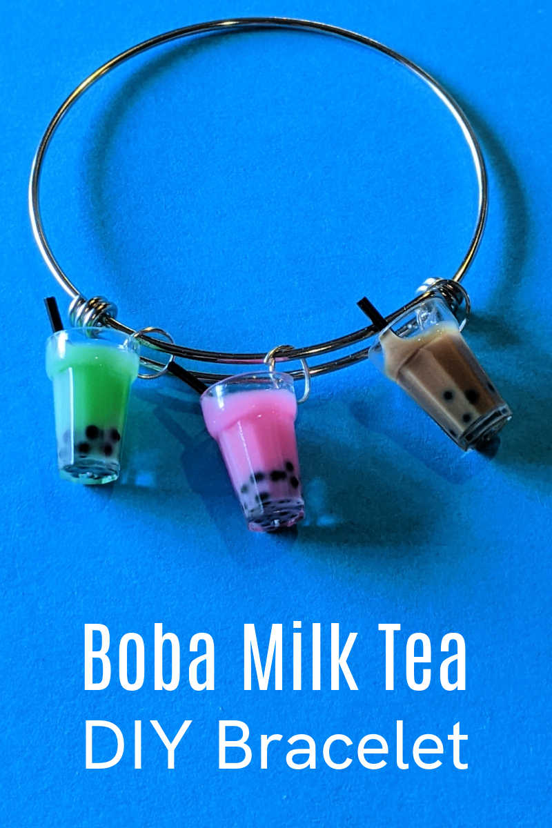 bubble tea bracelet craft