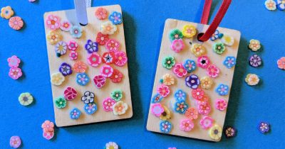 feature flower gift tag craft
