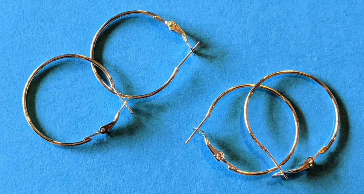 silver hoops for jewelry making