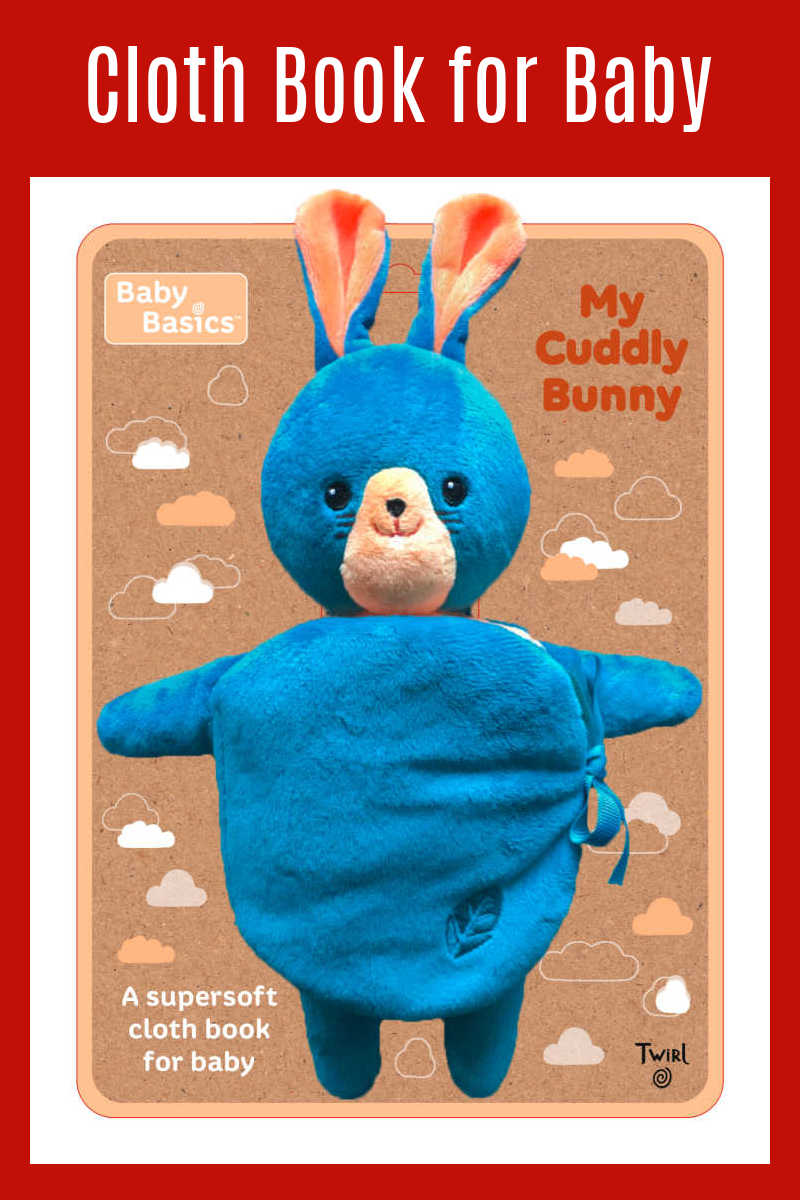 The My Cuddly Bunny cloth book is the perfect first book for babies. This soft and squishy combo plush toy and book in one is great for stimulating baby's senses and promoting early learning.