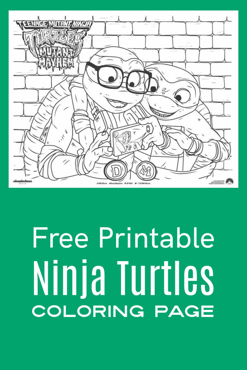 teenage mutant ninja turtles michelangelo coloring pages nick