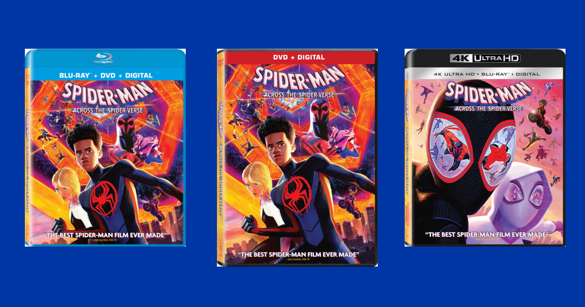 Spider-Man: Across the Spider-Verse/Spider-Man: Into The Spider-Verse  (Blu-Ray + Digital Copy) 