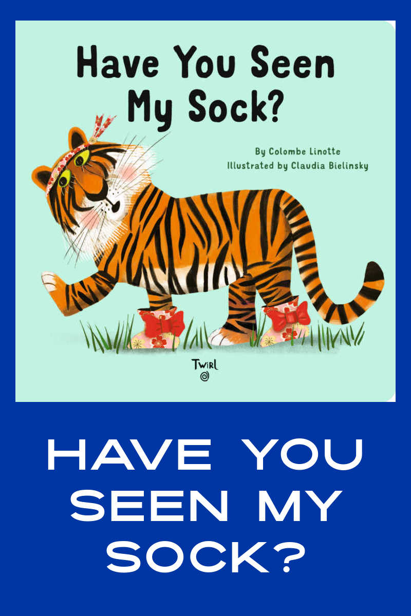 Have You Seen My Sock? is a colorful and charming board book that introduces young children to patterns and shapes.