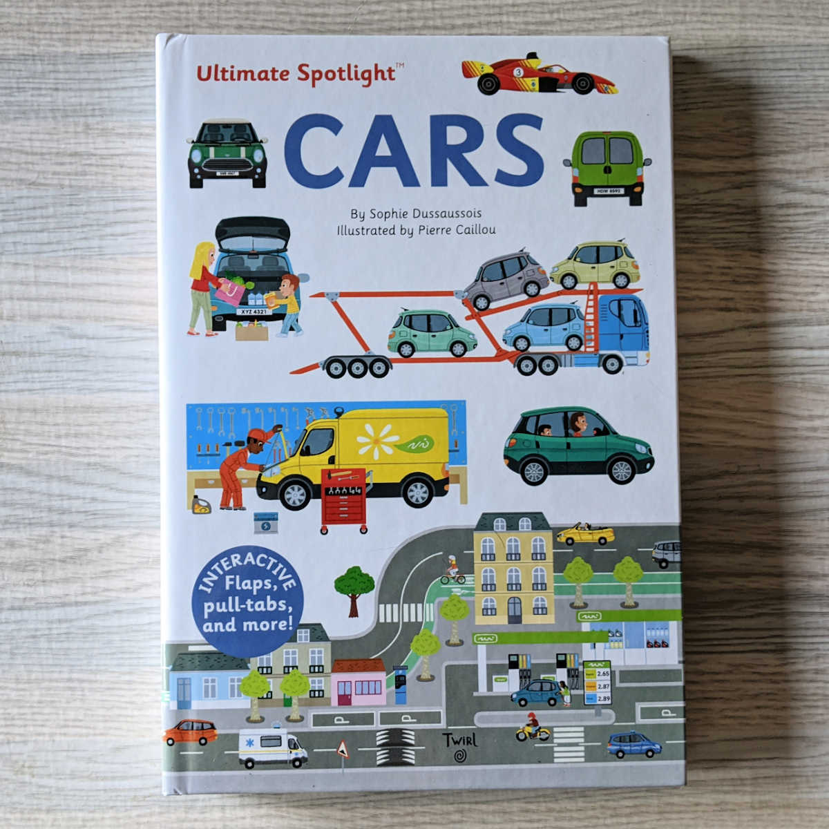 interactive ultimate spotlight car book