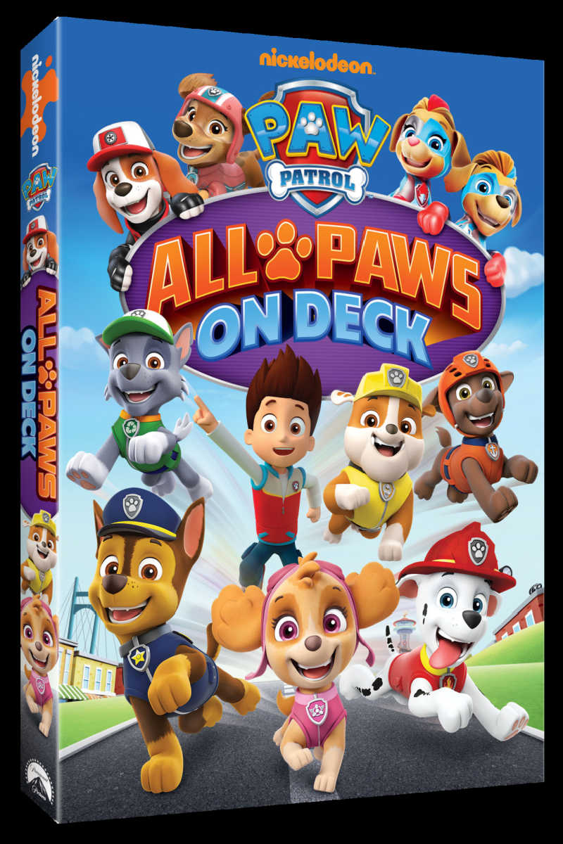paw patrol all paws on deck dvd