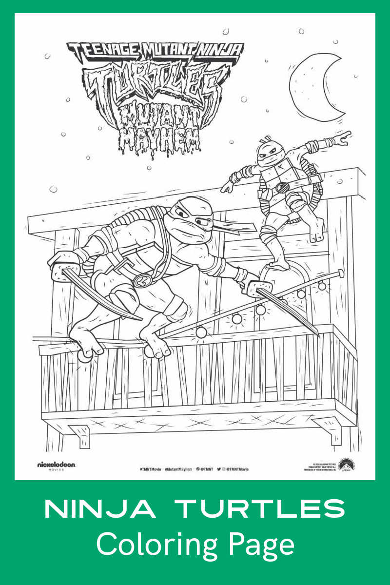 ninja turtles coloring pages raphael