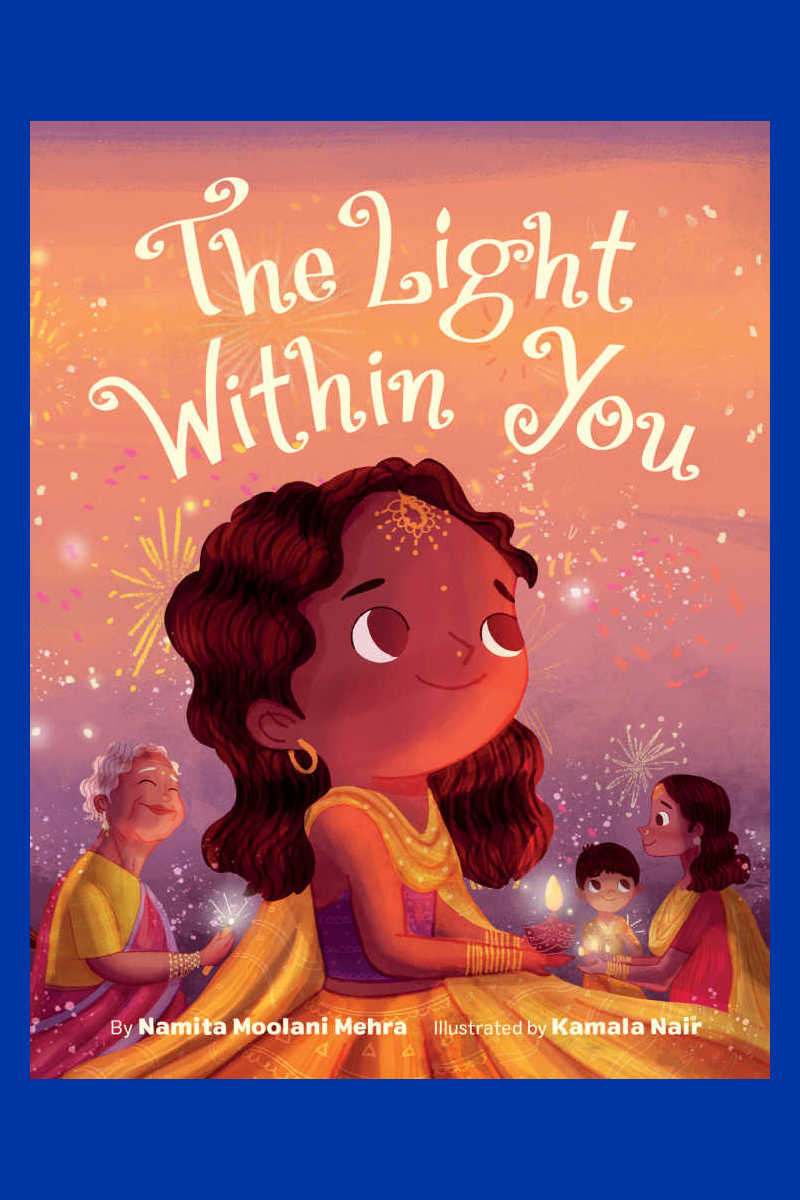 The Light Within You is a beautifully illustrated Diwali book for kids that teaches the importance of family, love, and the light within us. Diya's journey to India for Diwali helps her connect with her culture and discover the true meaning of the holiday.