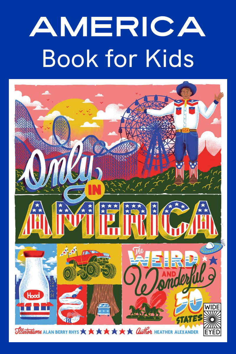 Only in America: The Weird and Wonderful 50 States is the perfect America book for kids who love to learn about the world in a fun and engaging way.