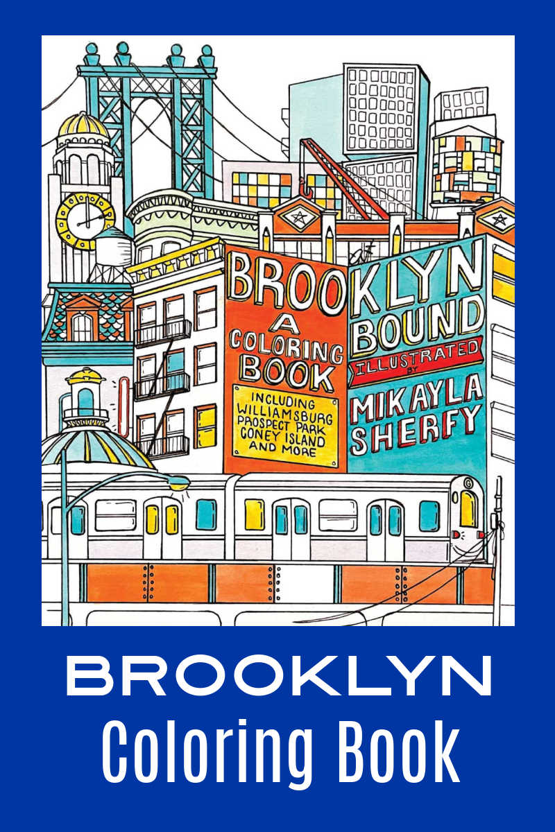 Color your way through Brooklyn with this stunning adult coloring book featuring detailed illustrations of iconic landmarks, neighborhoods, and culture.
