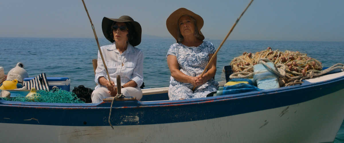 women fishing greek weddng movie