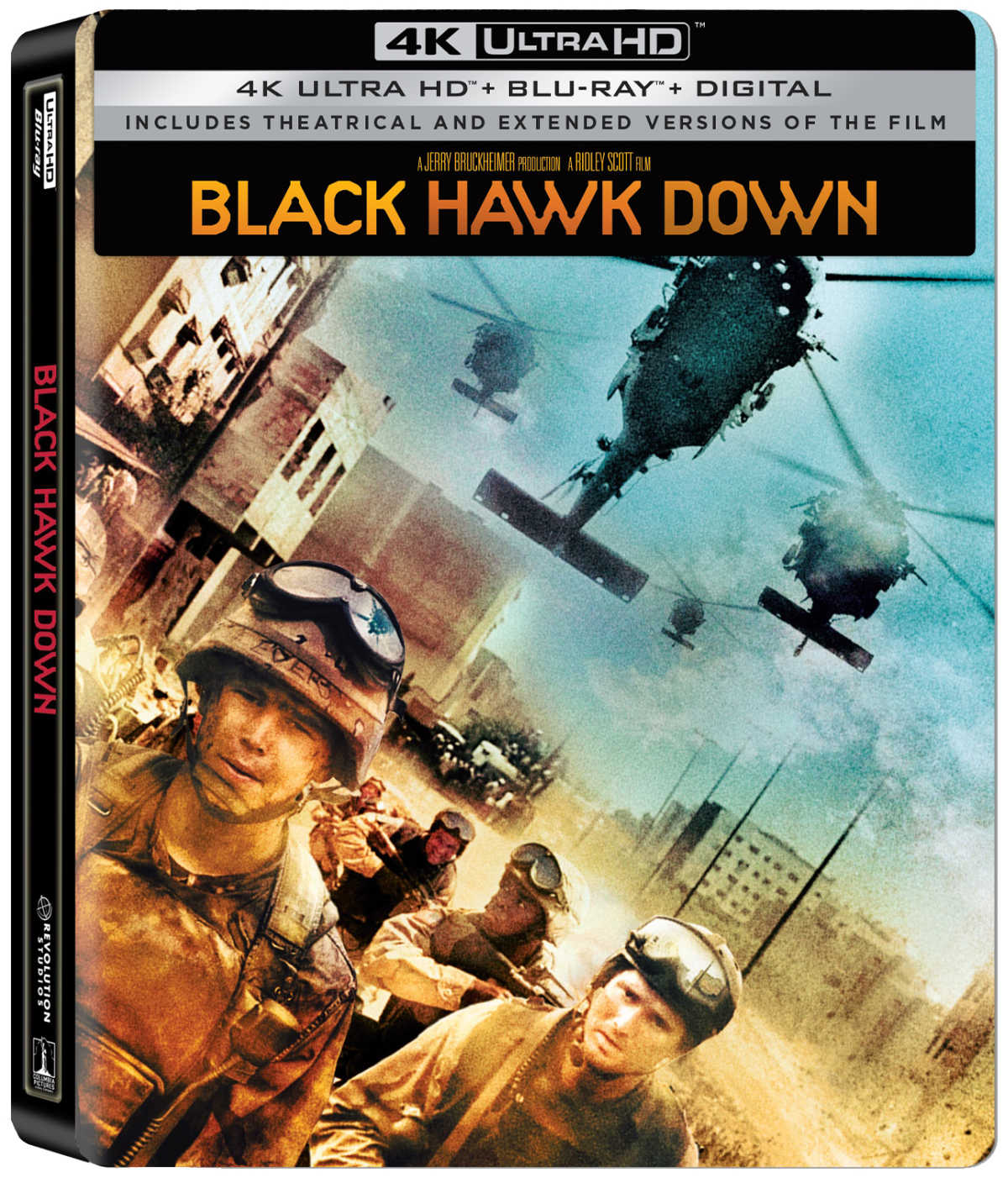 Prepare to be transported back to the streets of Mogadishu, Somalia, with the Black Hawk Down Steelbook. This collector's edition of Ridley Scott's critically acclaimed war film is now available in stunning 4K Ultra HD, offering an unparalleled viewing experience.