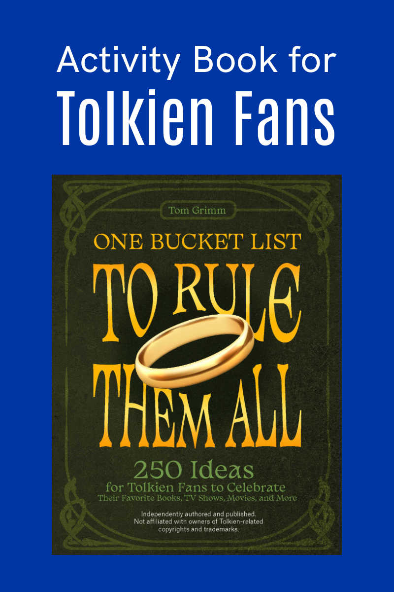 The new activity book for Tolkien fans, One Bucket List to Rule Them All, is a wonderful choice for a gift. It will be a wonderful surprise as a Christmas present, but can really be given anytime of the year. 